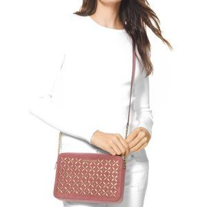 Michael Kors Jet Set Embellished Crossbody Bag NWT